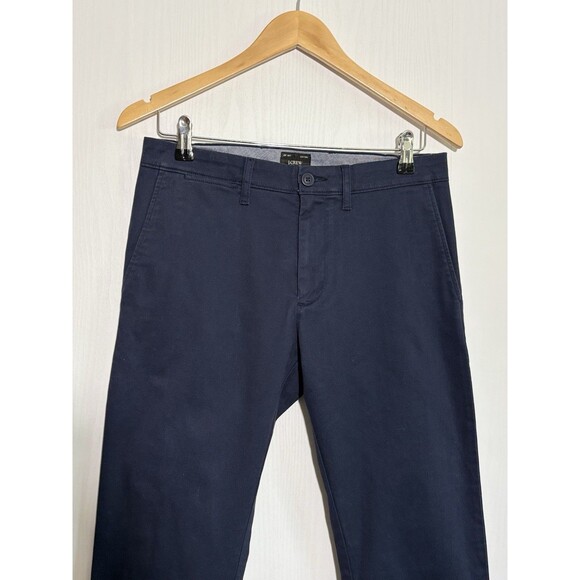 J.Crew 484 Chino Pant Mens 28 30 Blue Slim Fit Stretch New - Picture 4 of 16